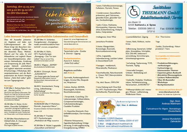 Das Programm der Messe 2013